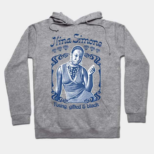 Nina Simone // Young, Gifted & Black Hoodie by DankFutura